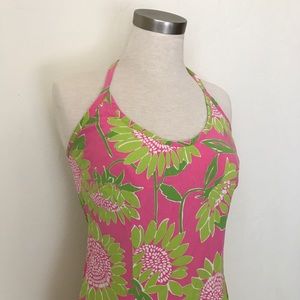 Lilly Pulitzer Silk Halter Dress